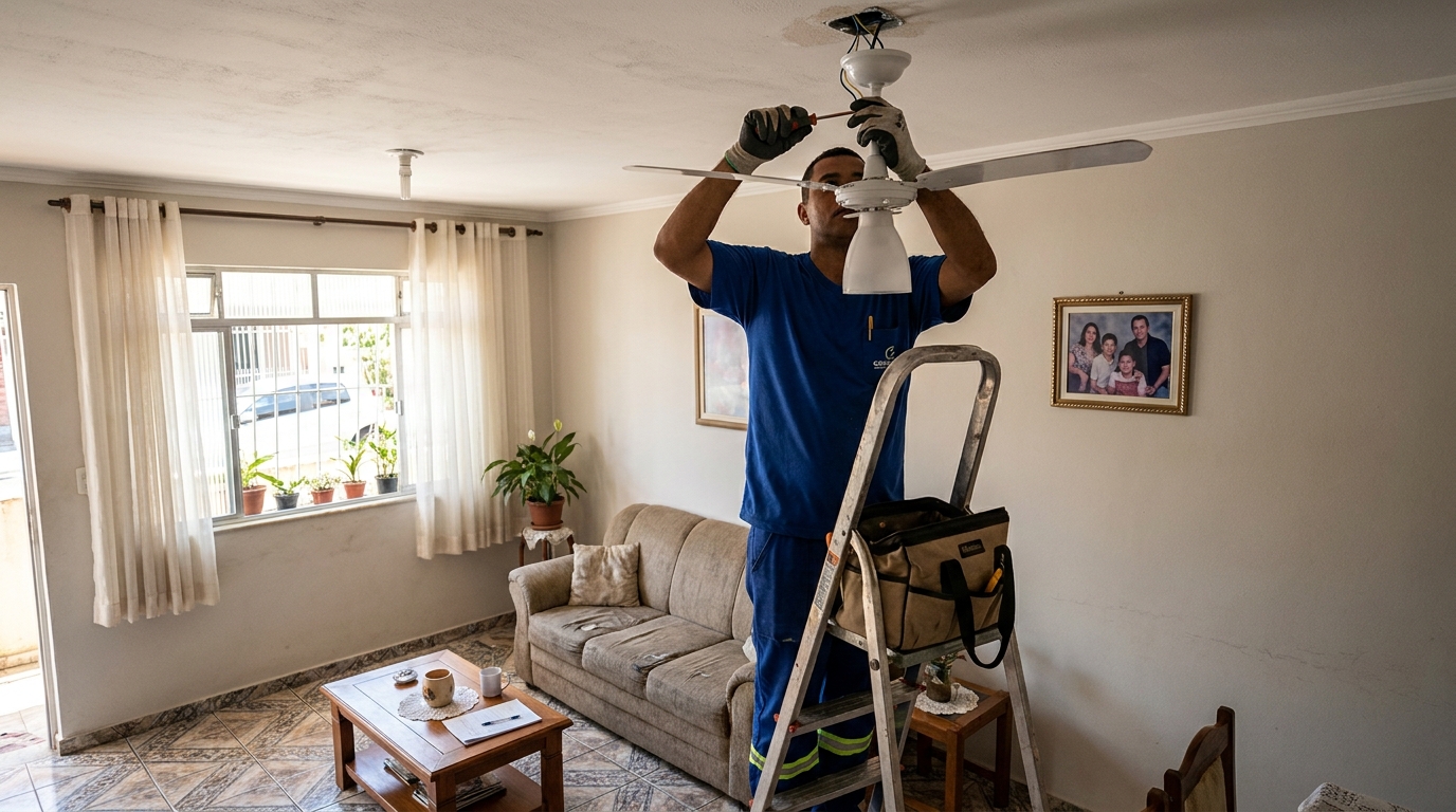 Instalação de controle em Niterói‑RJ