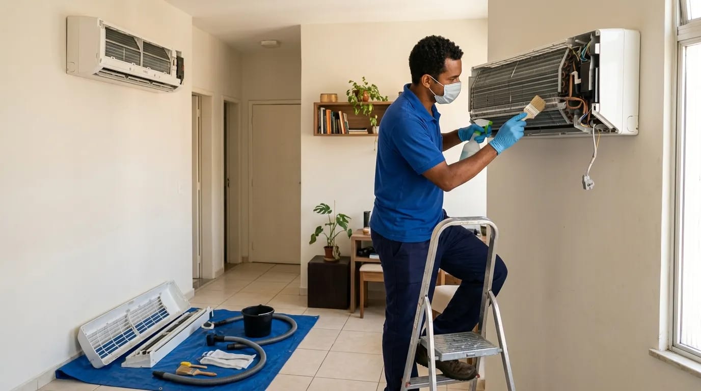 Limpeza da evaporadora em Niterói‑RJ